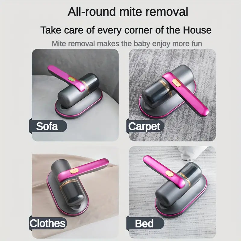 Handheld Mattress Vacuum Cleaner, Cordless Handheld Bed Vacuum Cleaner.