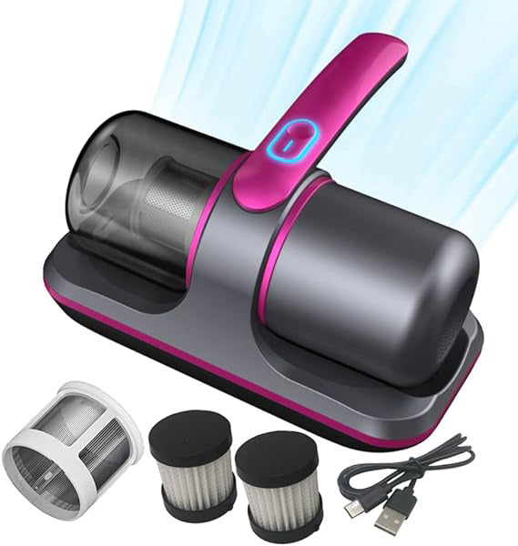 Handheld Mattress Vacuum Cleaner, Cordless Handheld Bed Vacuum Cleaner.