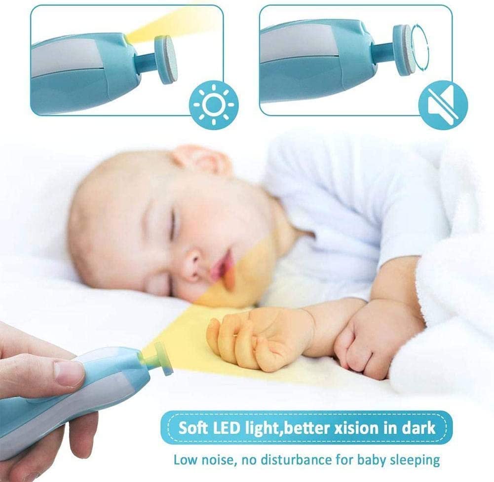 Electric Baby Nail Trimmer With LED