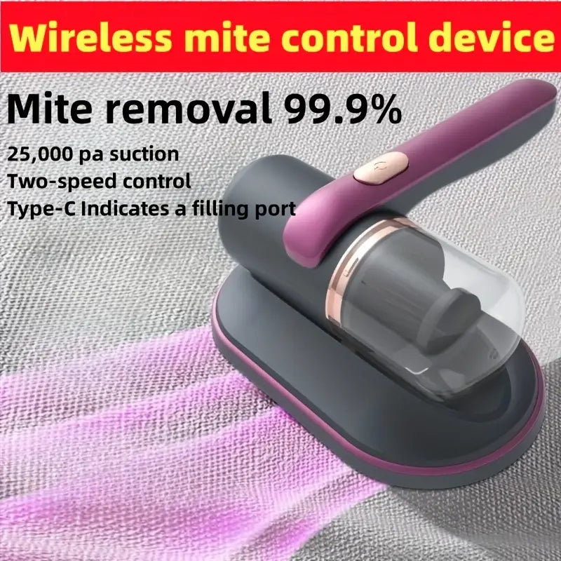 Handheld Mattress Vacuum Cleaner, Cordless Handheld Bed Vacuum Cleaner.