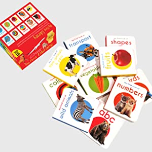 Kids First Library Pack 2 Boxset of 10 Board Books For Kids