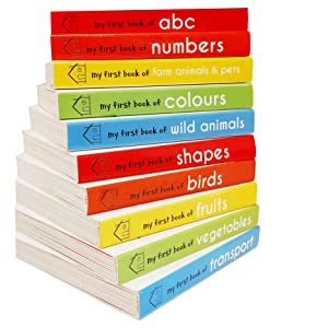 Kids First Library Pack 2 Boxset of 10 Board Books For Kids